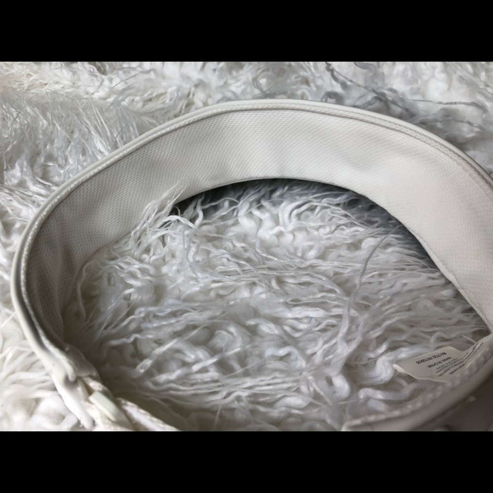 Hunter Sun Visor Hat White With Translucent Bill - image 6